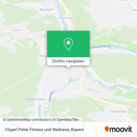 Vögerl Peter Fitness und Wellness Karte