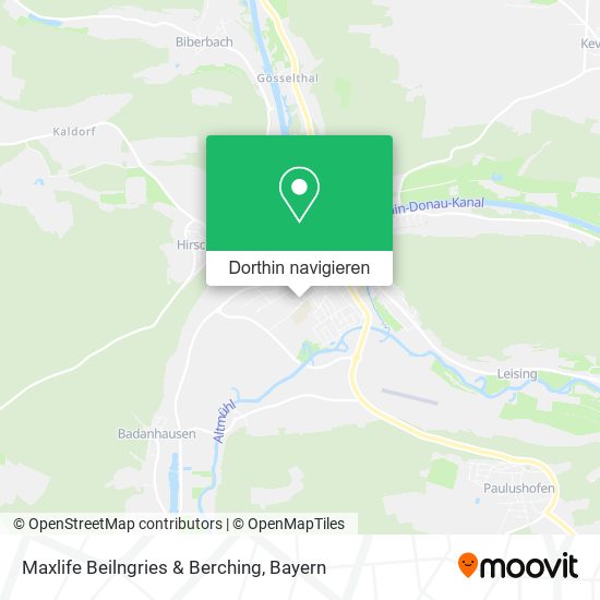 Maxlife Beilngries & Berching Karte