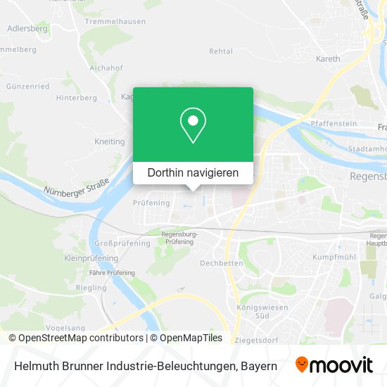 Helmuth Brunner Industrie-Beleuchtungen Karte