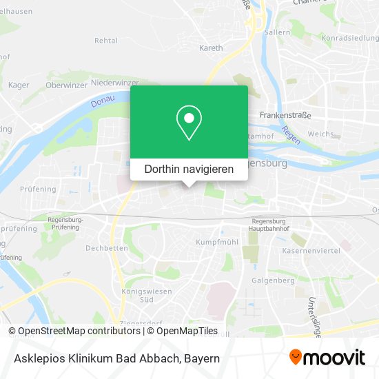 Asklepios Klinikum Bad Abbach Karte