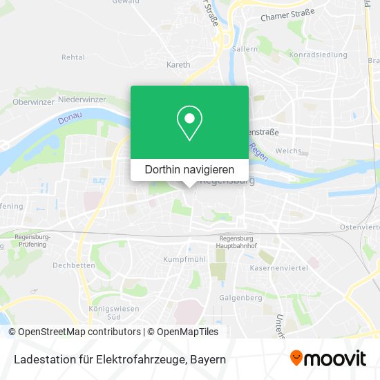 Ladestation für Elektrofahrzeuge Karte