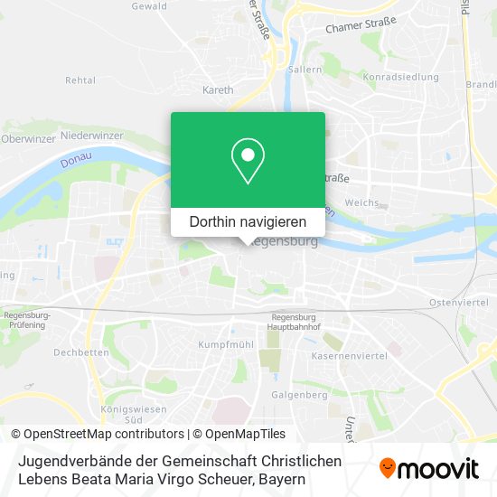 Jugendverbände der Gemeinschaft Christlichen Lebens Beata Maria Virgo Scheuer Karte