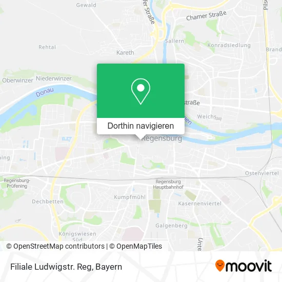 Filiale Ludwigstr. Reg Karte
