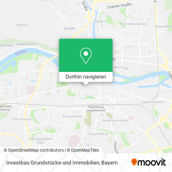 Investbau Grundstücks-und Immobilien Karte