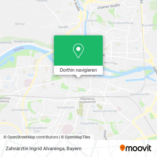 Zahnärztin Ingrid Alvarenga Karte