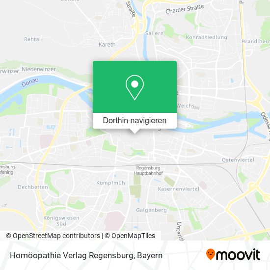 Homöopathie Verlag Regensburg Karte