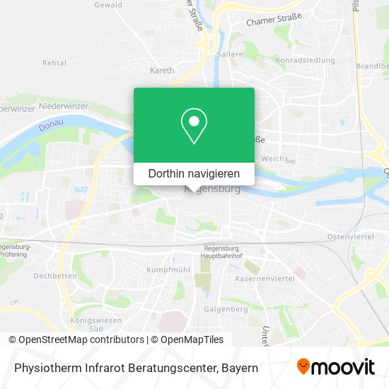 Physiotherm Infrarot Beratungscenter Karte