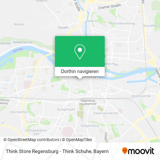 Think Store Regensburg - Think Schuhe Karte