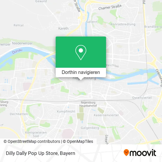 Dilly Dally Pop Up Store Karte