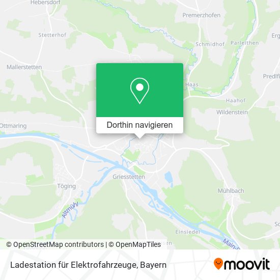 Ladestation für Elektrofahrzeuge Karte