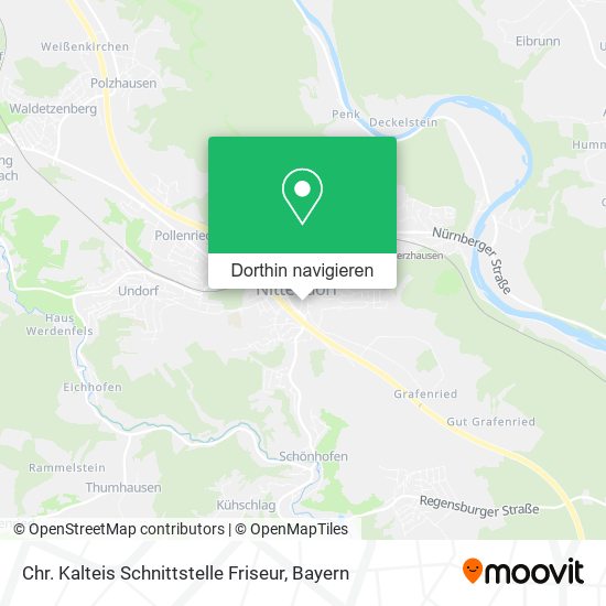 Chr. Kalteis Schnittstelle Friseur Karte