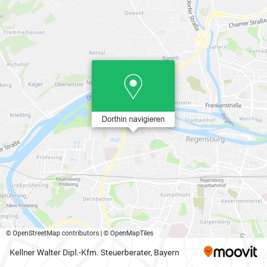 Kellner Walter Dipl.-Kfm. Steuerberater Karte