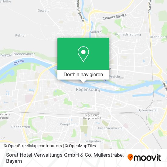 Sorat Hotel-Verwaltungs-GmbH & Co. Müllerstraße Karte