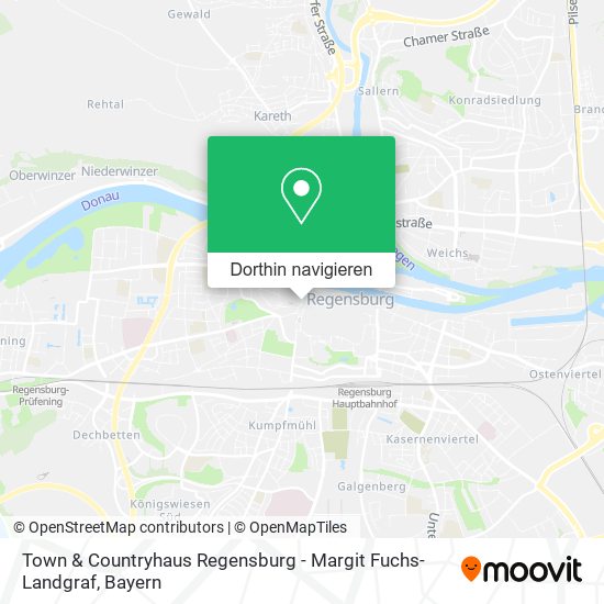 Town & Countryhaus Regensburg - Margit Fuchs-Landgraf Karte