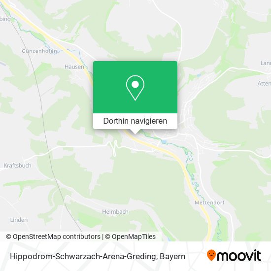 Hippodrom-Schwarzach-Arena-Greding Karte