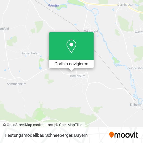 Festungsmodellbau Schneeberger Karte