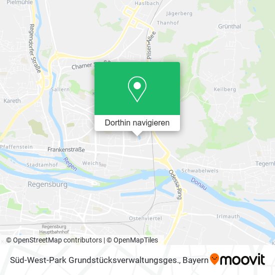 Süd-West-Park Grundstücksverwaltungsges. Karte