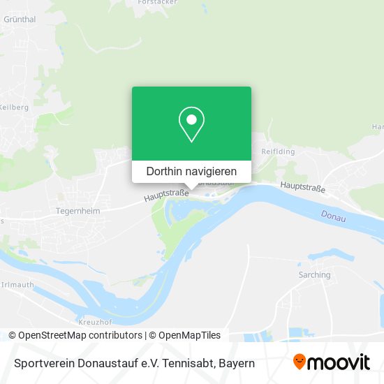 Sportverein Donaustauf e.V. Tennisabt Karte