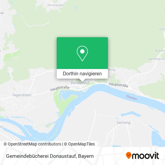 Gemeindebücherei Donaustauf Karte