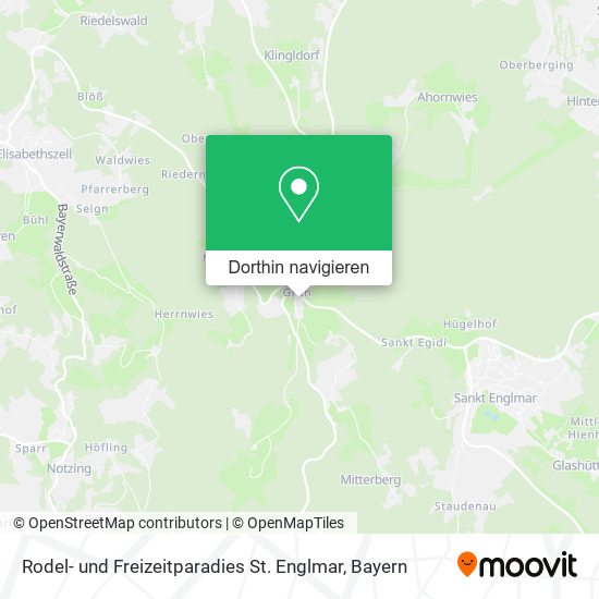 Rodel- und Freizeitparadies St. Englmar Karte