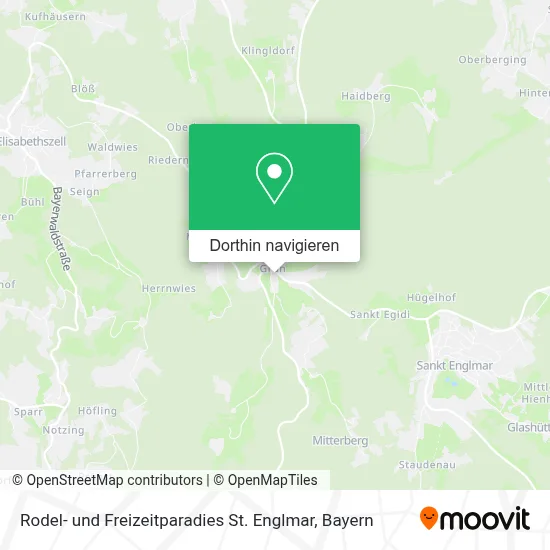 Rodel- und Freizeitparadies St. Englmar Karte