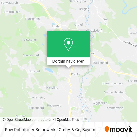 Rbw Rohrdorfer Betonwerke GmbH & Co Karte