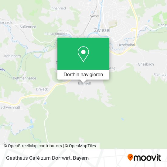 Gasthaus Café zum Dorfwirt Karte
