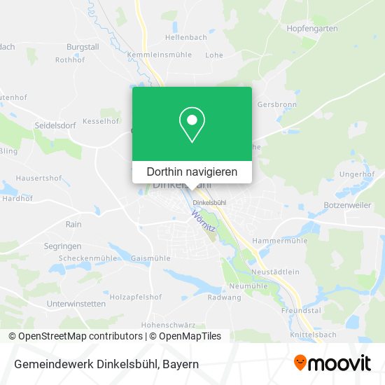 Gemeindewerk Dinkelsbühl Karte