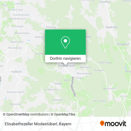 Elisabethszeller Modestüberl Karte