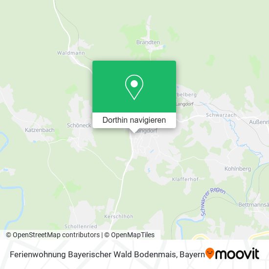 Ferienwohnung Bayerischer Wald Bodenmais Karte