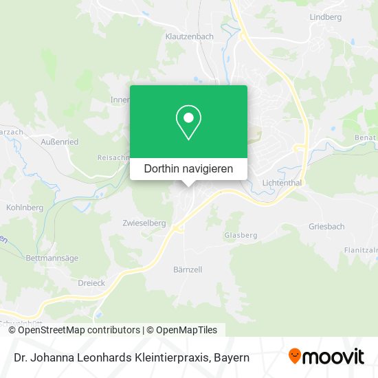 Dr. Johanna Leonhards Kleintierpraxis Karte