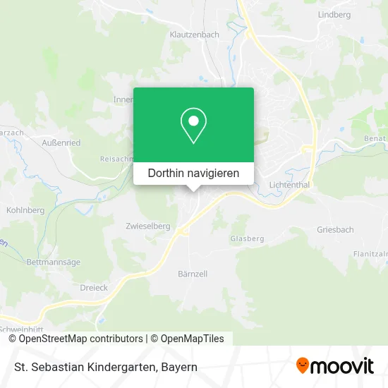 St. Sebastian Kindergarten Karte