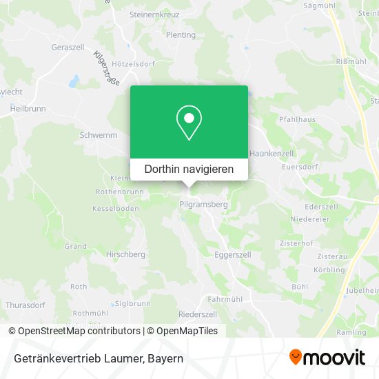 Getränkevertrieb Laumer Karte