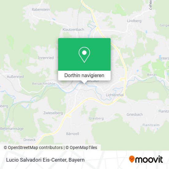 Lucio Salvadori Eis-Center Karte