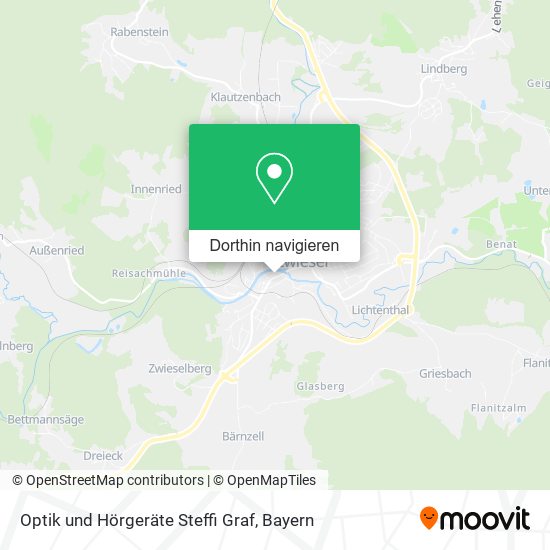 Optik und Hörgeräte Steffi Graf Karte