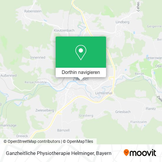 Ganzheitliche Physiotherapie Helminger Karte