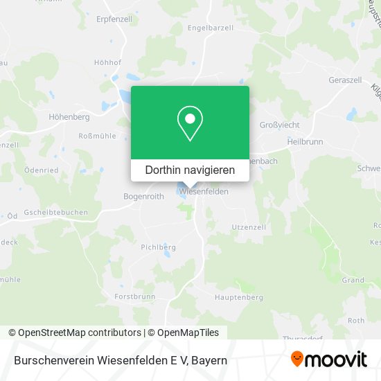 Burschenverein Wiesenfelden E V Karte