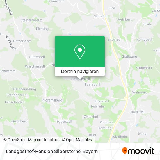 Landgasthof-Pension Silbersterne Karte