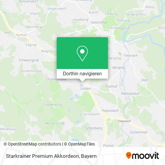 Starkrainer Premium Akkordeon Karte