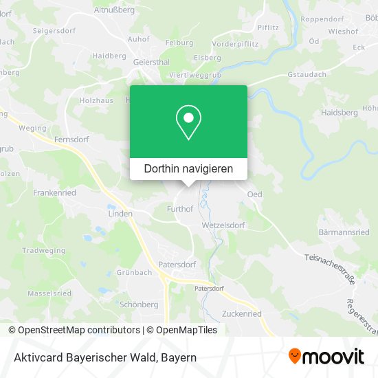 Aktivcard Bayerischer Wald Karte