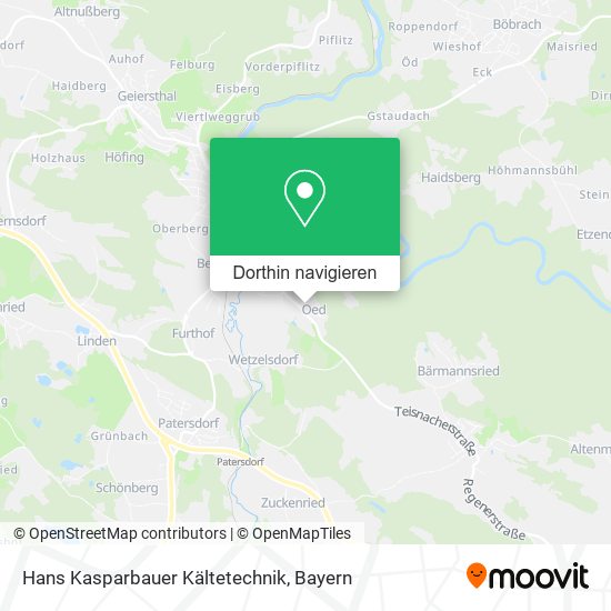 Hans Kasparbauer Kältetechnik Karte