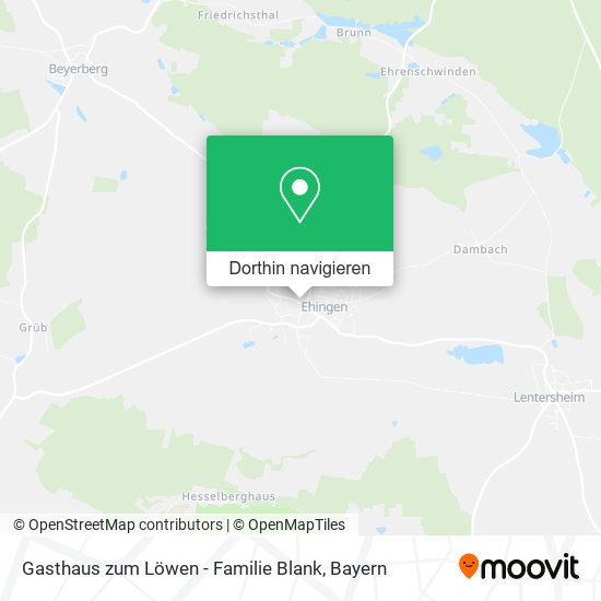 Gasthaus zum Löwen - Familie Blank Karte