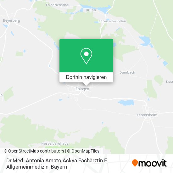 Dr.Med. Antonia Amato Ackva Fachärztin F. Allgemeinmedizin Karte