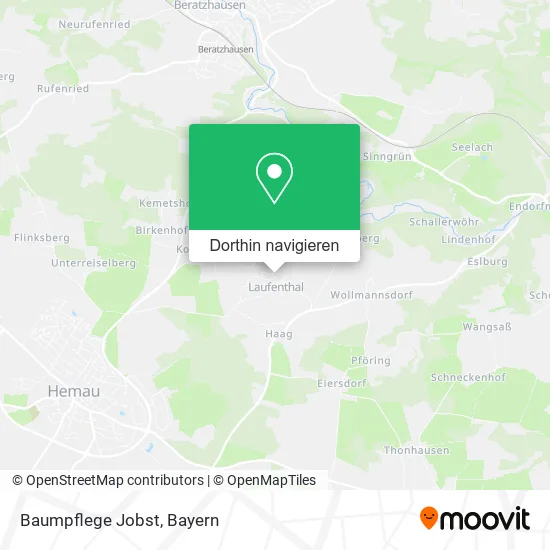 Baumpflege Jobst Karte