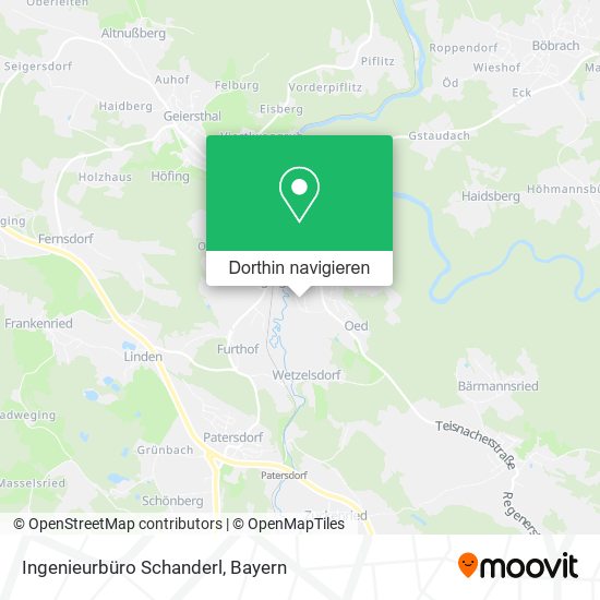 Ingenieurbüro Schanderl Karte