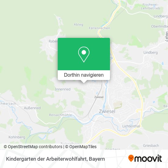 Kindergarten der Arbeiterwohlfahrt Karte