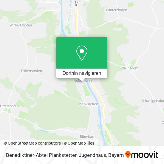 Benediktiner-Abtei Plankstetten Jugendhaus Karte