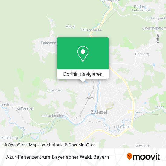 Azur-Ferienzentrum Bayerischer Wald Karte