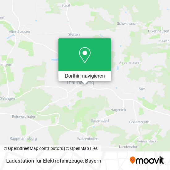 Ladestation für Elektrofahrzeuge Karte