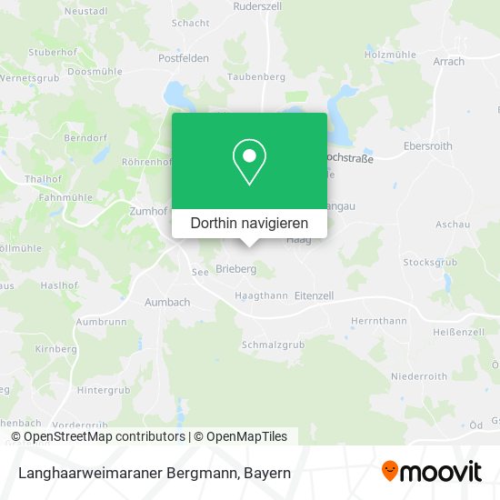 Langhaarweimaraner Bergmann Karte